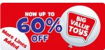 The entertainer upto 60%off selected lines
