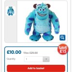 Monsters University Sulley 50cm Soft Toy