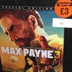 PS3 Max Payne 3 Special Edition With Statue
