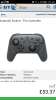  Nintendo Switch Pro Controller ~ Black at BT SHOP (Online) - £53.37 Delivered