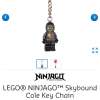  LEGO® NINJAGO™ Skybound Cole Key Chain On Back Order £1 / £4.95 delivered @ Lego