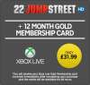 12 Months Xbox live + 22 Jump Street in HD [Rental] £31.99 / £20 EMP voucher + The Amazing Spider-Man 2 - £14.99 HD [Rental]