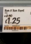 Rain x repellent Asda Shepshed