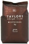 Taylors Italian coffee Beans 2 x 1kg if order over &pound;20
