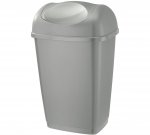 Argos Simple Value 25L Swing Top Kitchen Bin - Silver