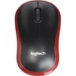 Logitech M185 Wireless Mouse - Red