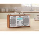 Bush wooden DAB radio great reviews snooze & sleep timer lots of features 1/2 price