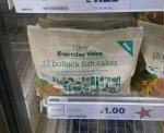 Tesco Everyday Value 12 Pollock Fish Cakes
