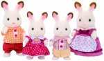 Sylvanian families chocolate rabbit family