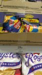Walkers 50g Grab bag Cheese & Onion crisps a pack