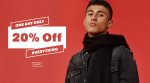20% off everything Online @ Topman. Items C&C
