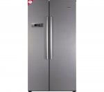 KENWOOD KFF2DS14 American Style Fridge Freezer Stainless Steel