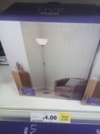 Tesco floor standing up lighter instore