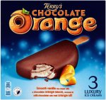 Terry's Chocolate Orange Ice Cream (3 on sticks) / Oreo Ice Cream (3 on Sticks) / Daim Ice Cream (3 on Sticks)