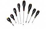 Halfords advanced professional 8 piece screwdriver set with code