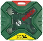 Bosch X-Line Classic Drill and Screwdriver Bit Set, 34 Pieces @ Amazon Prime / &pound;9.98 non prime