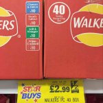 40 Bags of Walkers Variety