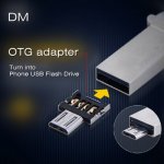 DM USB to Micro USB Male OTG Adapter (with code)