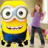 The Minion Balloon 65 x 92cm Air Manual Pumping Auto-Seal Reuse Party Decoration for Children Gift - YELLOW:78p
