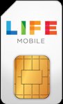 3000 mins, unlimited texts, 3GB data on Life mobile through