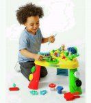 Chad Valley Dough Table With 6 Pots LESS THAN 1/2 PRICE