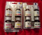 Bottles of ink for printers