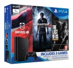 Sony PlayStation 4 (New Slim Version) 1TB Gamer Pack Bundle (Uncharted 4, The Last of Us, DriveClub) @ Amazon (2 other bundles listed in description)