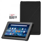 Amazon Fire 16GB 7 inch Tablet + 32GB Memory SD Card + Case