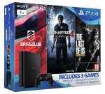 PS4 Slim 1TB Console with DriveClub, Uncharted 4 and The Last of Us