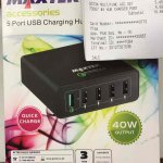 ALDI Maxtek 40W USB 3.0 Quick Charge Hub