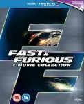 Fast & Furious - 7 Movie Collection Blu Ray Box Set with UltraViolet
