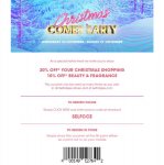 Selfridges voucher code 23rd to the 27th of November
