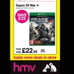 Gears of War 4 HMV Black Friday Xbox One