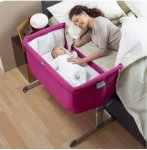 Chicco Next 2 Me Crib in Fuchsia or denim @ Toys R Us / Babies R Us NOW