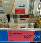 A3 Laminator @ Aldi instore
