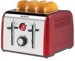 BREVILLE Opula 4 Slice Toaster (red) Stainless Steel £17.99 delivered @ CPC