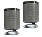 Flexson Sonos Play 1 Desk Stands - Pair (White/Black)