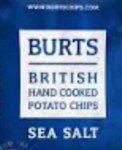 Burts Sea Salt flavour chips