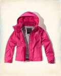 All-Weather Jacket Fleece Lined and Hooded - £27.60 Delivered @ Hollister