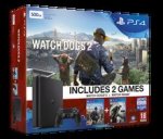 PS4 Slim 500GB Console + Watch Dogs + Watch Dogs 2 Bundle