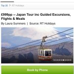7 nights all Inc trip to Japan with transfers and English speaking guide