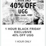 40% off on Uggs at Coggles 1 HOUR ONLY BE QUICK