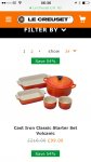 Lecreuset starter kit black lecreuset