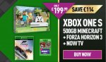 Xbox One S 500GB with Minecraft and Forza Horizon 3 or an extra Controller and NOW TV @ GAME | Edit 27/11 £10 bonus plus 2.2% cashback at Quidco