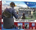 Sony PlayStation 4 Slim 1TB Console + Watch Dogs 2 + Watch Dogs (PS4)