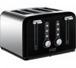 Russell Hobbs 4 Slice Toaster half price at Currys from £39.99 to £19.99 with 3 year guarantee @ Currys