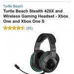 Turtle beach 420x Xbox one wireless headphones