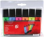 5 Star Highlighters Chisel Tip 1-4mm Line Assorted [Wallet 6] &pound;1.75 (Morgans direct) or &pound;1.96 (Prime)