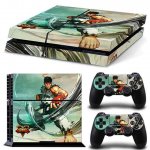 Street Fighter V PS4 sticker kit (Ryu dark)