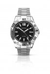 Sekonda Men's Quartz Watch with Black Dial Analogue Display & Stainless Steel Bracelet